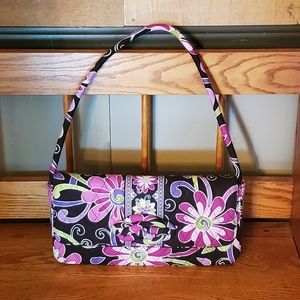 Vera Bradley Knot Just a Clutch Purple Punch Bag